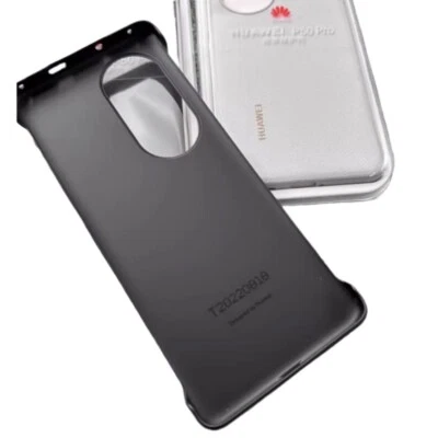 Funda protectora trasera de cuero PU original para Huawei P50 Pro Foto 1 de 4