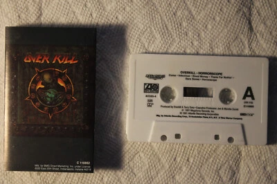 Overkill - Horrorscope US Megaforce cassette CLUB 1991 THRASH speed metal TESTED - Image 1 of 2