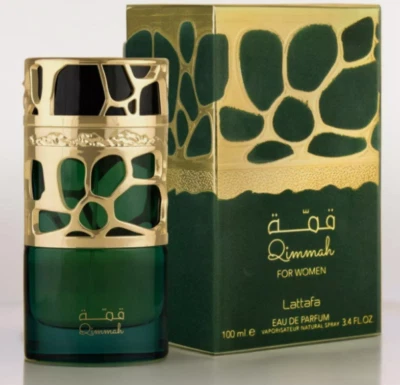 Qimmah Women Perfume Fragrance by Lattafa 100ml Amber Oud Sage Gift for Women