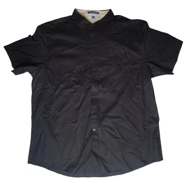 Port Authority Men's Short Sleeve Easy Care Shirt S508 Black 2XL - Image 1 of 4