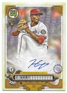 2022 Topps Gypsy Queen On-Card Auto Josiah Gray (#GQA-JG) Nationals RC - Picture 1 of 2