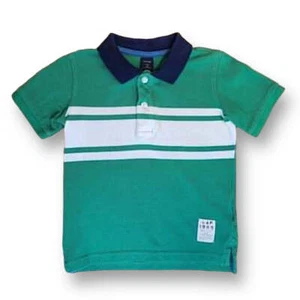 Boys Gap Size 4 Green Short Sleeve Polo Shirt - Picture 1 of 1