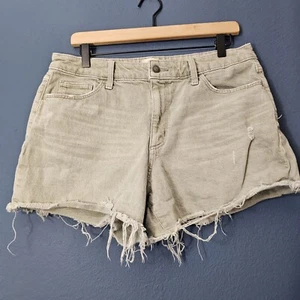Universal Thread Vintage Midi Cut Off Denim Shorts Women's Size 12 - Picture 1 of 8
