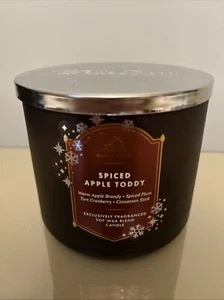 Bath & Body Works Spiced Apple Toddy 3-Docht-Kerze 14,5 flüssige Unzen Neu! - Bild 1 von 5