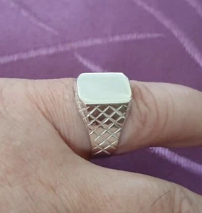 Herrenring 800er Silber    67    ungetragen!!! - Bild 1 von 5