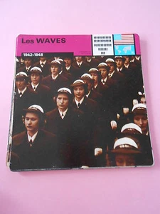 Guerre War 1942/48 Les Waves féminins marine américaine Fiche Card 1978 - Picture 1 of 2