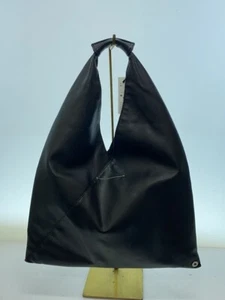 MM6 Maison Margiela PVC Japanese Tote Hand Bag Small Shoulder Bag Black Used - Picture 1 of 7