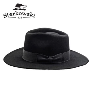 Cappello Fedora Sterkowski CHICAGO lana feltro gangster giocatore padrino vintage - Foto 1 di 4