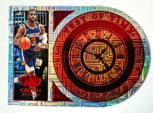 Tarjeta insertada Crown Royale Chris Paul Test of Time 2021-22 #2 ¡Estrella de los Soles ROJA de Asia! - Imagen 1 de 3