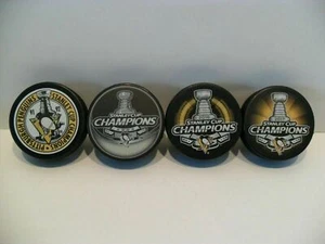 91-92 2009 2016 y 2017 Pittsburgh Penguins Stanley Cup Champions Disco TOTALMENTE NUEVO - Imagen 1 de 1