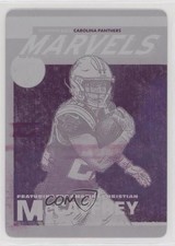 2020 Panini Donruss Marvels Printing Plate Magenta 1/1 Christian McCaffrey 08gc