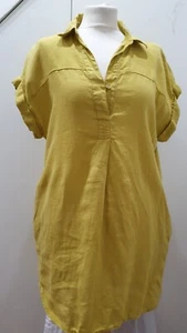 WHITE STUFF tunica donna chartruese bantu lino taglia 10 nuova - Foto 1 di 3