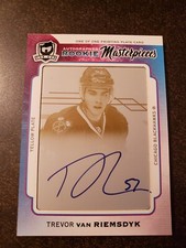 2014-15 The Cup - Trevor van Riemsdyk - Yellow Rookie Printing Plate 1/1 (SPA)