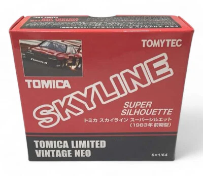 Tomytec Tomica Skyline Super Silhouette 1983 usado con ropa de caja Foto 1 de 3