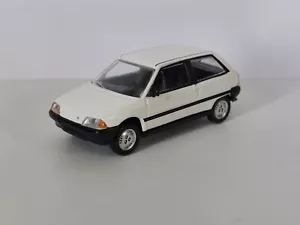 Norev 3 inches . Citroen Ax 1987 . Blanc. 1/64 Neuf en boite - Foto 1 di 7