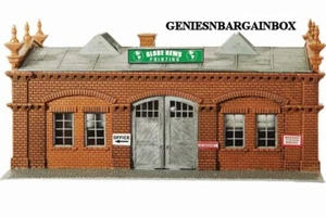 HO Scale Train GLOBE NEWS BUILDING Kit Model Power New in Sealed Box 477 - Picture 1 of 2