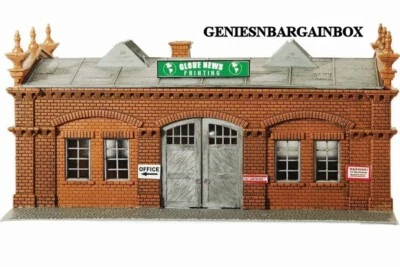 HO Scale Train GLOBE NEWS BUILDING Kit Model Power New in Sealed Box 477 - Image 1 of 2
