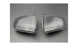 Clear AVDB Rear Turn Signals indicators Pair KAWASAKI ZZR 1100 ZZR1100 1990-1992 - Picture 1 of 4