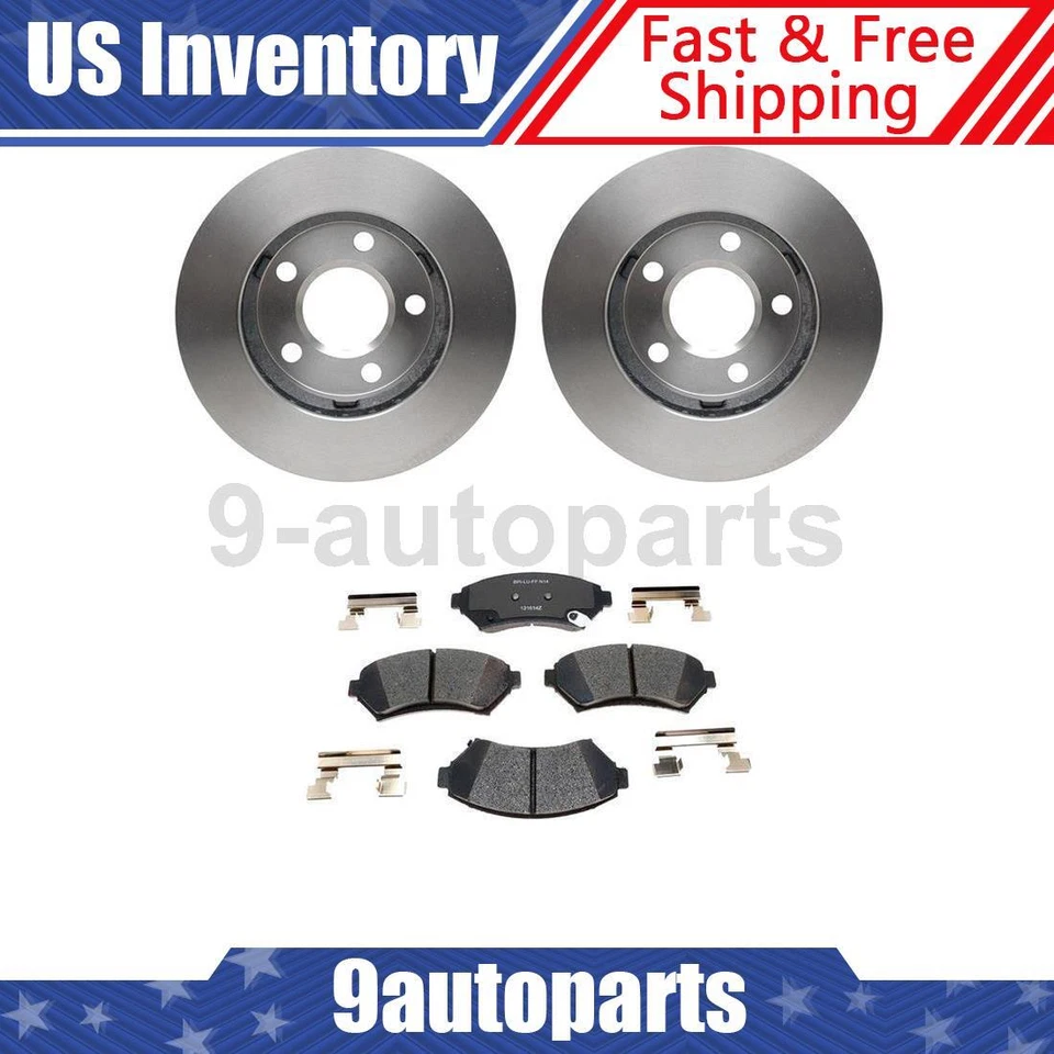 Rotores de freno de disco delanteros + pastillas de freno de cerámica para Chevrolet Venture 1997-2005 Foto 1 de 4