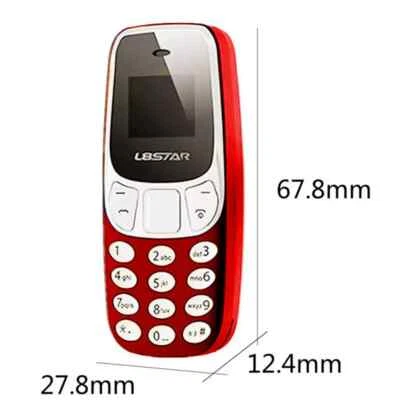 Mini Telefono Cellulare Bluetooth Dual Sim Gsm Mp3 - Immagine 1 di 3