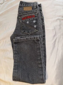 Coogi Jeans Boy’s Size 7 Gray Stretch Denim Embroidered Back Pockets Australia - Picture 1 of 7
