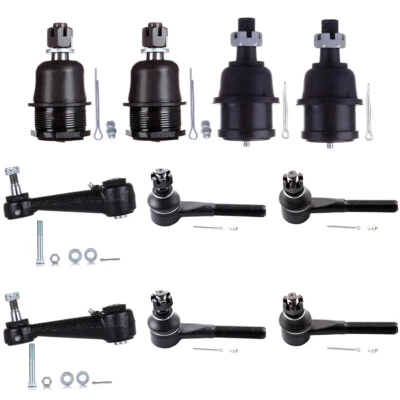 10pc Front Tie Rod Ends Ball Joints Idler Arms Kit For Dodge Ram 3500 Van SLT SE Foto 1 de 4