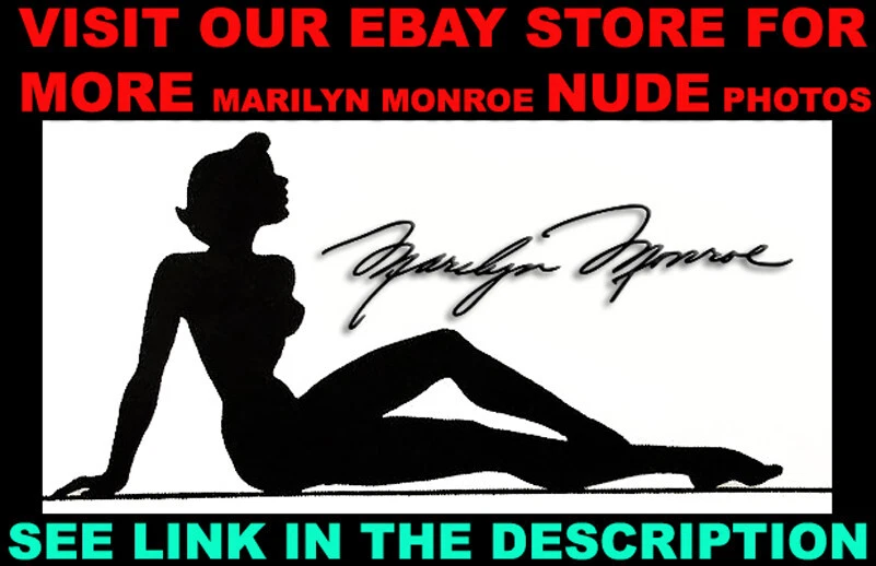 MARILYN MONROE (2) NUDE PHOTOS (SEE DESCRIPTION) - Image 1 of 1