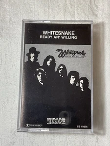 WHITESNAKE ~ Ready An' Willing  (Cassette Tape 1980 Geffen) - Picture 1 of 3