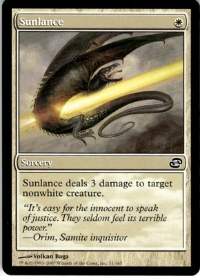 MTG Sunlance NEARMINT NM / Magic The Gathering : Planar Chaos - Image 1 of 2