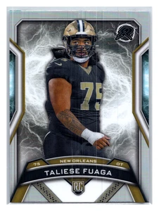 2025 Topps Resurgence #168 Taliese Fuaga New Orleans Refractor RC NFL - Bild 1 von 3