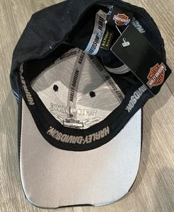 Harley Davidson Ghost Flame Hat , Flex seam. New With Tag - Picture 1 of 7