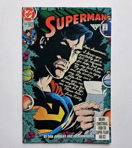 SUPERMAN #64 NM 9.4 DC 1992 *FREE SHIPPING ON ADDITIONAL COMICS PURCHASED*  - Picture 1 of 6