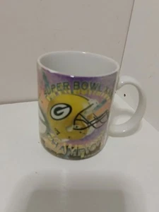 Vintage 1997 Green Bay Packers Super Bowl XXXI Champions Kaffeebecher Tasse - Bild 1 von 6