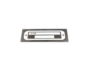 DATA PLATE FITS TO MASSEY FERGUSON TRACTOR 178 #V472-8 - Picture 1 of 6