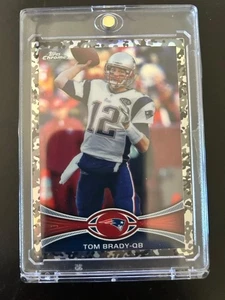 Tom Brady 2012 TOPPS CHROME CAMOUFLAGE REFRACTOR  RARE GOAT - Picture 1 of 2