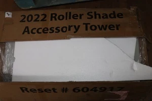 2022 Roller Shade Accessory Tower Rest Gray 38" x 19" 604917 - Picture 1 of 4