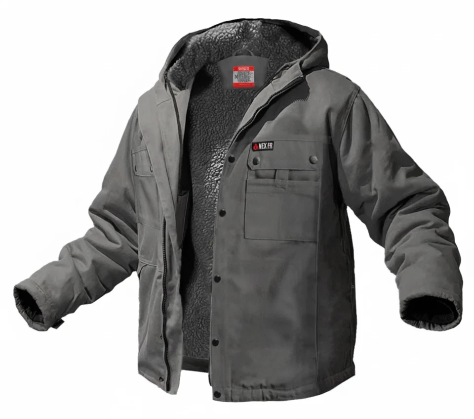 NEXFR  FR  Heavy Duty FR Sherpa Jacket Men | Platinum FR Insulation - Image 1 of 4