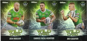 2021 Nrl Traders Wildcards 3 Card Team Set RAIDERS - Picture 1 of 1