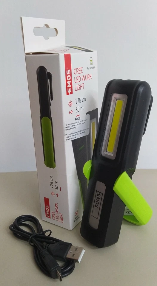 Linterna recargable USB Led - Imagen 1 de 4