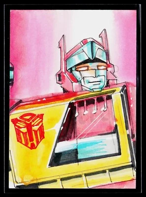 2024 Dynamite Transformers 40th Anniversary 1/1 Auto Sketch Card Del Nayra - Image 1 of 2
