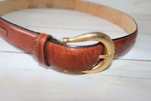 OROTON  Brand Tan Leather Gold Buckle Belt Size M LIKE NEW #BEL2
