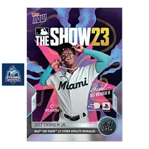 2022 Topps Now Offseason #OS-61 Jazz Chisholm Jr. Miami Marlins MLB The Show - Picture 1 of 3