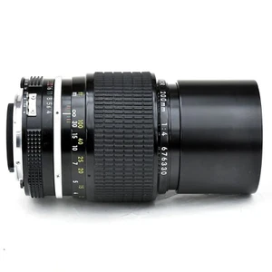 Nikon Nikkor 200mm f4 AI Manual Focus Telephoto Lens Case Mint Tested see images - Picture 1 of 18