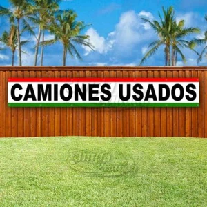 CAMIONES USADOS Werbung Vinyl Banner Flagge Schild GROSS RIESIG XXL SPANISCH - Bild 1 von 6