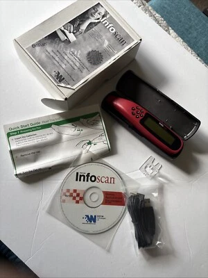 Wizcom's Info Scan Reader Pen, Case, Instructions, CD, & Cord - Image 1 of 4