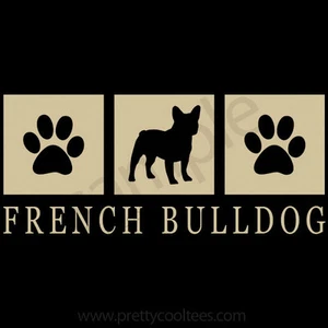 French Bulldog Silhouette T-Shirt - Men, Women, Youth, Tank, Short, Long Sleeve - Picture 1 of 7