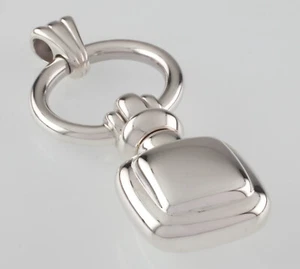 Tiffany & Co. Sterling Silver Perfume Bottle Pendant Rare Retired! - Picture 1 of 4