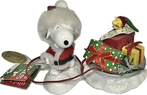 PEANUTS DEPARTMENT 56 CLOTHTIQUE POSSIBLE DREAMS OH WHAT FUN SNOOPY WOODSTOCK - Picture 1 of 10