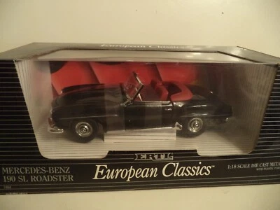ESCALA 1:18 MERCEDES BENZ 190 SL ROADSTER ERTL CLÁSICOS EUROPEOS en caja Foto 1 de 4