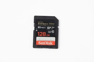 Sandisk 128 GB Ultra Extreme Pro SD SDHC Class 10 4 Memory Card 95mb/s V30 - Picture 1 of 6